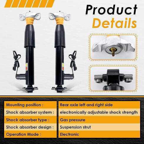 Rear Shock Absorber Struts (2pcs) Compatible with Lincoln MKZ 2.0L 3.7L V6 2013-2020, for Ford Fusion 1.5L 1.6L 2.0L 2.5L 2013-2020 in Kuwait