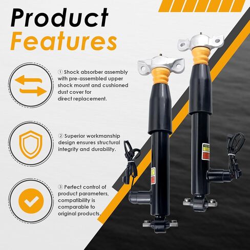 Rear Shock Absorber Struts (2pcs) Compatible with Lincoln MKZ 2.0L 3.7L V6 2013-2020, for Ford Fusion 1.5L 1.6L 2.0L 2.5L 2013-2020 in Kuwait