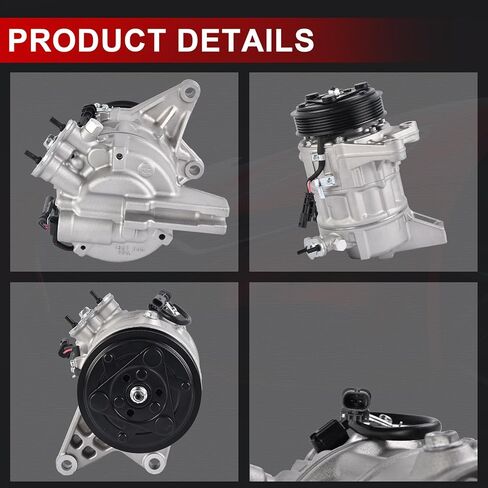 68322 AC Compressor with Clutch, Fit for Buick Enclave 2013-2024, Chevy Traverse 2013-2023, GMC Acadia 2013-2017, Cadillac XTS 2013-2019, Part# CO 30019C, 22931654 in Saudi Arabia