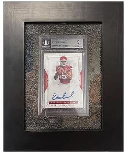 Ultimate PSA and BGS Graded Sports Card Hanging Wall Mount Protective Display Holder. 9.5 x 7.5 Inch Frame to Protect and Show Off Rare Standard Sized Certified Cards and Appraisal Plaque (1, Black) in Saudi Arabia