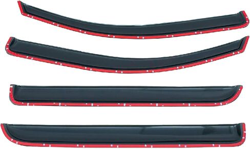 in-Channel Rain Guards Compatible with 2023 2024 2025 Chevy Colorado GMC Canyon Crew Cab 1ST & 2ND Row, Wind Vent Visors, Side Window Visors Window Deflectors Rain Guards with 8Pcs Clips (4Pcs/Set) in Saudi Arabia