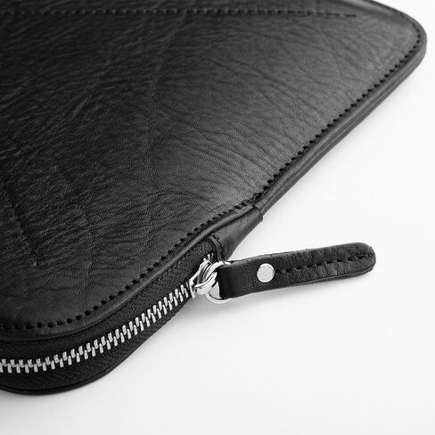 Walden® Leather MacBook Sleeve – Genuine Leather Laptop Case for MacBook Air & Pro with Felt Interior and YKK Zipper (Bosco, M Size (13"/14") Interior of 24 x 34.8 cm.) in Saudi Arabia