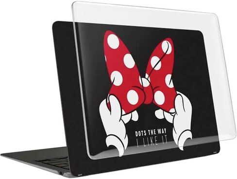 Skinit Laptop Case Plus Skin Compatible with MacBook Air 13in (2020) - Officially Licensed Disney Minnie Mouse Dots The Way Design in Kuwait