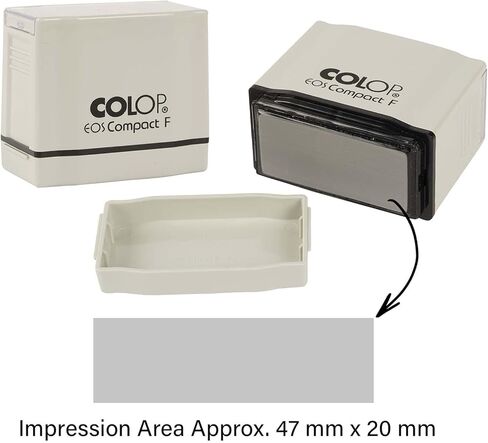 Printtoo Paid Self Inking Rubber Stamp Pre-Inked Office Stamp- Home Office Business Stationery, 47 x 20 mm Green in Kuwait