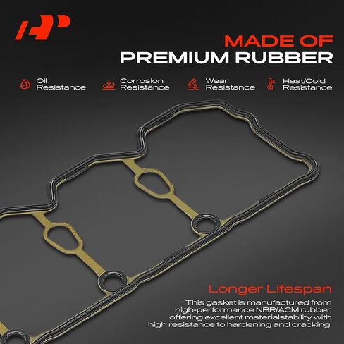 A-Premium Engine Valve Cover Gasket Set Compatible with Dodge Ram 2500 1998-2002, Ram 3500 1998-2002, 5.9L in Kuwait