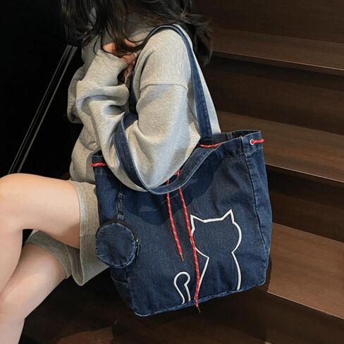 Large Capacity Underarm Bag with Niche Design for College Students Tote Shoulder Bag in Kuwait