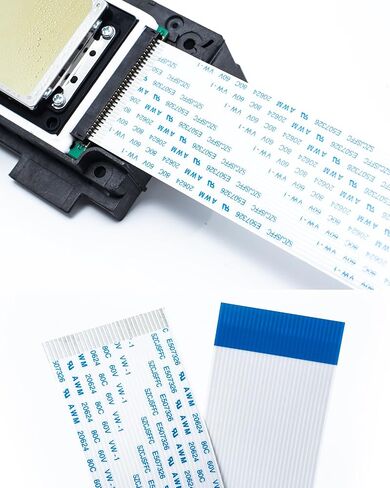 2026 Upgrade Epson XP600 Printhead, Print Head Replacement for XP600 XP601 XP510 UV & DTF Printer, 6 Color Printhead High-Precision Inkjet Easy Install, with 2pcs 29Pin Flexible Flat Cable 60CM in Saudi Arabia