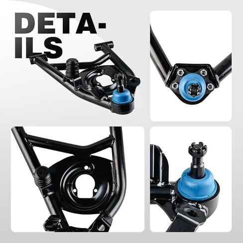 Tubular Upper & Lower Control Arms Kit 4pc Direct Fit for 88-98 Chevy C1500 OBS in Saudi Arabia