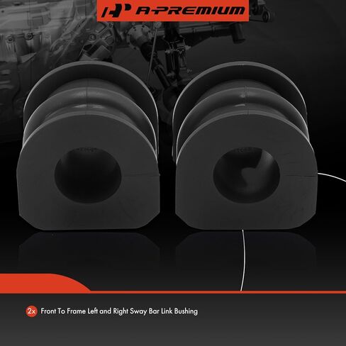 A-Premium 2 x Front To Frame Sway Bar Bushing Kit, Compatible with Infiniti Q50 2014-2019, Q60 2014-2015 2017-2019, G37 2008-2013, G25 2011-2012, G35 2007-2008, Q40 & Nissan 370Z in Kuwait