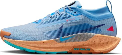 حذاء الجري Nike Pegasus Trail 5 Gore-TEX للرجال مقاوم للماء (FQ0908-009، بلاتيني نقي/رمادي لكرة القدم/إسفنج وردي/أبيض) مقاس 10 in Saudi Arabia
