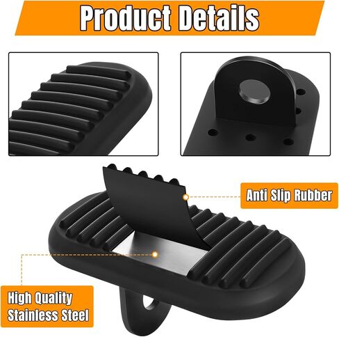 Anti-Slip Motorcycle Crash Bar Foot Pegs Engine Guard Highway Pegs Universal Fit for Most Motorcycle 1.25" Tube Highway Crash Bar Engine Guards in Kuwait