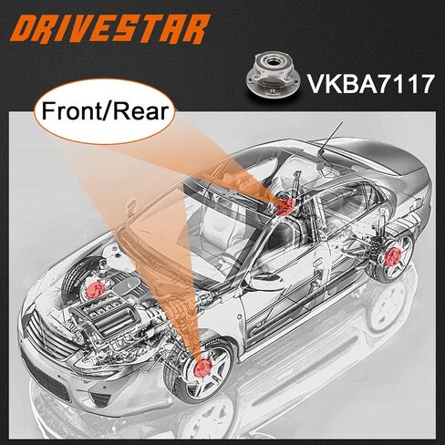VKBA7117 محور العجلة الخلفية ومجموعة المحمل 2016-2024 لألفا روميو ستيلفيو، 2015-2024 لألفا روميو جوليا in Kuwait