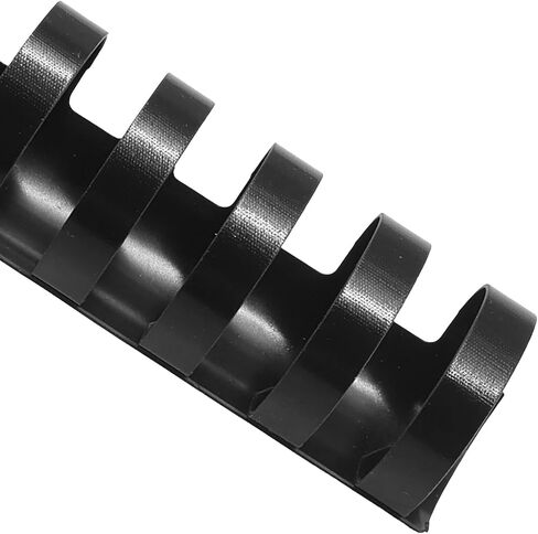 10Pcs Plastic Spiral Binding Coils, 25mm(1") Diameter Black 21Ring Binding Comb, Plastic Comb for Letter Size/Students and Coworkers in Saudi Arabia