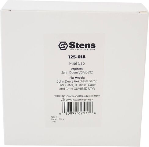 غطاء الوقود Stens 125-018 متوافق مع/استبدال لجون ديري 6x4 ديزل جاتور، HPX Gator، TH ديزل Gator وGator XUV855D UTVs VGA10892 3 1/4" ID in Kuwait
