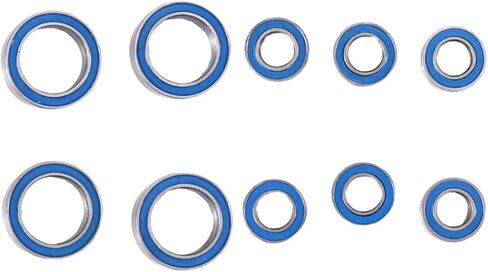 Compatible with Tamiya XV01 1/10 RC Car Upgrades Accessories Modification Parts 26PCS Rubber Sealed Ball Bearing Kit RC Assortment in Kuwait