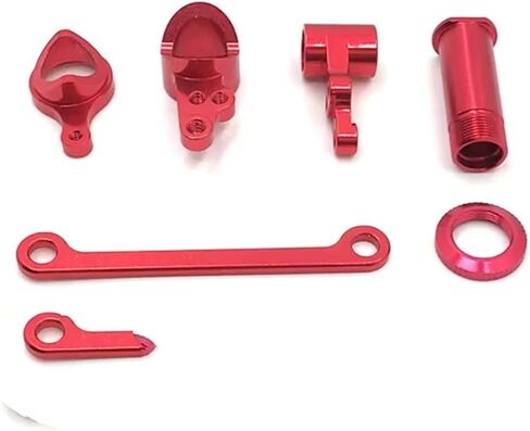 Compatible with WLtoys 144010 144001 144002 124016 124017 124018 124019 RC Car Parts Metal Upgrade 4 * 7 * 2 Bearing Steering Assembly RC Assortment(White) in Saudi Arabia