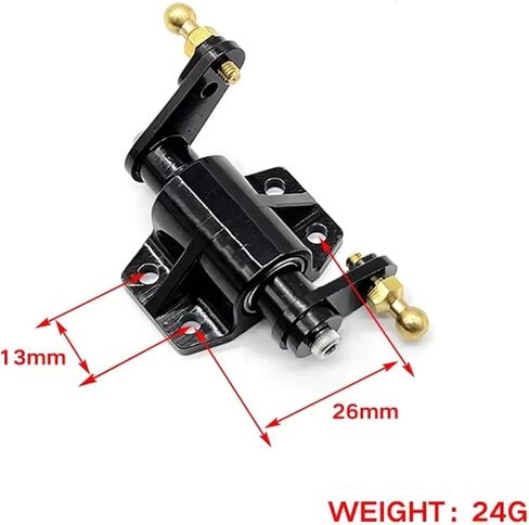 Compatible with Tamiya 1/14 RC Truck Tractor Car Upgrades Parts Metal Steering Gear Bearing Assembly Steering Mount RC Assortment in Kuwait