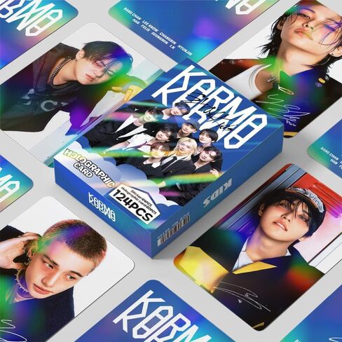 496pcs Stray Laser Photocards Set,Hollow Album Laser Photocard Lomo Card(240pcs Photocards+256pcs Stickers-Purple) in Saudi Arabia