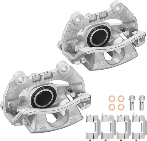 مجموعة فرجار الفرامل الخلفية تحل محل 18-B4804 18-B4805، متوافقة مع Chevy SSR Trailblazer 2003-2006 5.3L 6.0L، متوافقة مع GMC Envoy 02-09 4.2L 5.3L، لـ 9-7X 05-09 4.2L 5.3L 6.0L in Kuwait