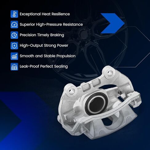 مجموعة فرجار الفرامل الخلفية تحل محل 18-B4804 18-B4805، متوافقة مع Chevy SSR Trailblazer 2003-2006 5.3L 6.0L، متوافقة مع GMC Envoy 02-09 4.2L 5.3L، لـ 9-7X 05-09 4.2L 5.3L 6.0L in Kuwait
