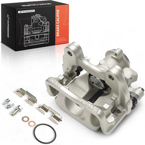 A-Premium Disc Brake Caliper Assembly with Bracket Compatible with Mercedes-Benz W117 Series CLA250 2014-2019, W156 Series GLA250, W246 Series B250e, B Electric Drive, B250 - Rear Right Passenger Side in Kuwait