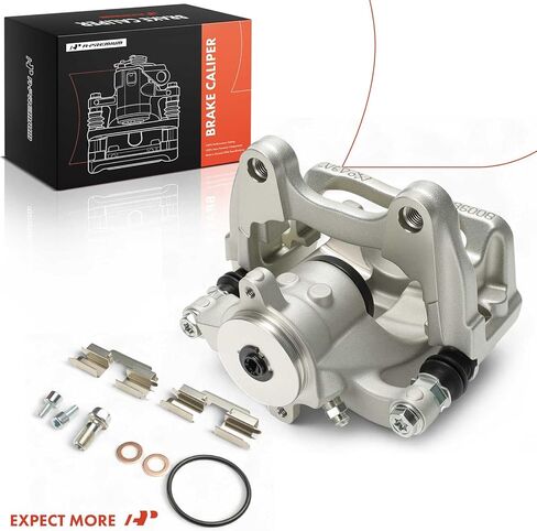 A-Premium Disc Brake Caliper Assembly with Bracket Compatible with Mercedes-Benz W117 Series CLA250 2014-2019, W156 Series GLA250, W246 Series B250e, B Electric Drive, B250 - Rear Right Passenger Side in Kuwait