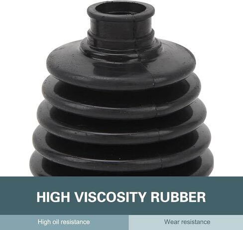 2 PCS CV Axle Boot, Leak Proof Thickened CV Boot Repair Kit, 19mm-24mm Split Axle Ball Cage Repair Kit, for Most Front Wheel Drive (FWD) and All-wheel Drive (AWD) Vehicles (Black) in Saudi Arabia