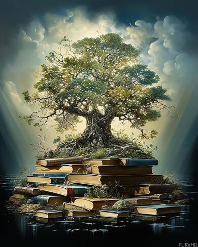 FUKVHIL Paint by Numbers Tree for Adults, Acrylic Oil Painting by Numbers Kits for Beginner with Paintbrushes Brushes Paintwork Art Canvas for Home Decor 16x20 inch in Saudi Arabia
