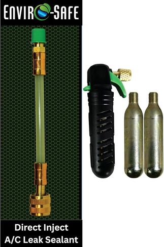 ENVIRO-SAFE Proseal Direct Inject - AC Leak Repair | 30-Second Install • Original USA Manufacturer • R22 R1234YF R410a R134a (with Installation Kit (30 Second Install), 5 Ton (Standard Home A/C)) in Kuwait