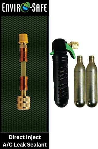 ENVIRO-SAFE Proseal Direct Inject - AC Leak Repair | 30-Second Install • Original USA Manufacturer • R22 R1234YF R410a R134a (with Installation Kit (30 Second Install), 5 Ton (Standard Home A/C)) in Kuwait
