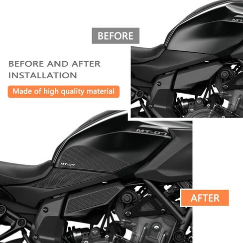 for MT-07 mt07 2026 2025 Accessories Motorcycle Fuel Tank Cap Sticker pad Fuel Tank Cap Anti-Slip Protective pad Tank Grip Knee Protector in Saudi Arabia