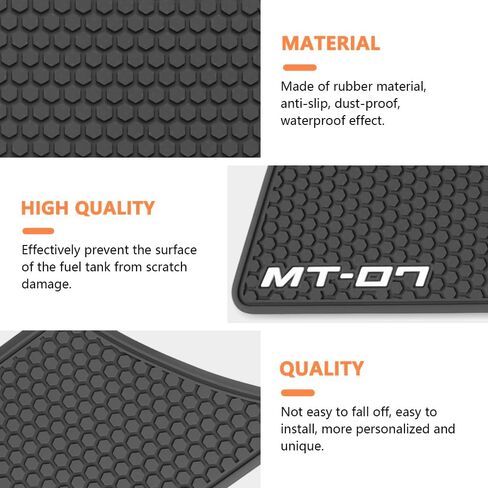 for MT-07 mt07 2026 2025 Accessories Motorcycle Fuel Tank Cap Sticker pad Fuel Tank Cap Anti-Slip Protective pad Tank Grip Knee Protector in Saudi Arabia