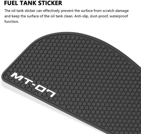 for MT-07 mt07 2026 2025 Accessories Motorcycle Fuel Tank Cap Sticker pad Fuel Tank Cap Anti-Slip Protective pad Tank Grip Knee Protector in Saudi Arabia