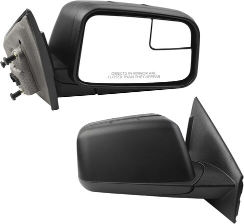 مرآة باب جانبية للراكب الأيمن من Dasbecan متوافقة مع 2009-2011 Ford Edge قابلة للطي يدويًا وغير ساخنة تحل محل AT4Z17682AA FO1321371 تاريخ البناء حتى 8 فبراير 2011 أسود (3 دبابيس) in Kuwait