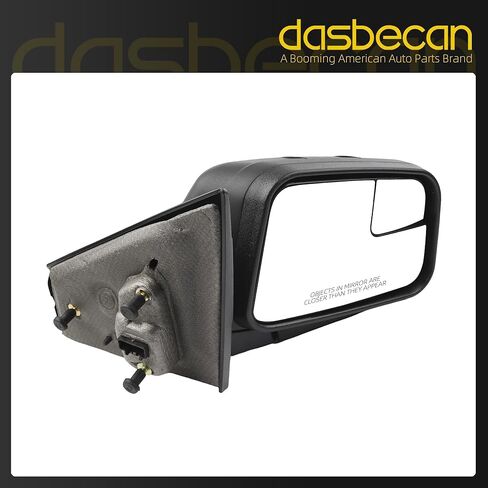 مرآة باب جانبية للراكب الأيمن من Dasbecan متوافقة مع 2009-2011 Ford Edge قابلة للطي يدويًا وغير ساخنة تحل محل AT4Z17682AA FO1321371 تاريخ البناء حتى 8 فبراير 2011 أسود (3 دبابيس) in Kuwait
