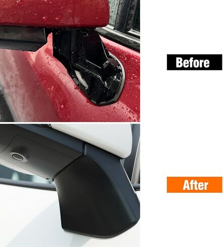 Moonlinks Compatible with 2020 2021 2022 2023 Toyota RAV4 Right Passenger Side Mirror Triangle Base Cover, Black Right Side Exterior Rearview Mirror Triangle Cover Base Cap Replaces for 87939-42E30 in Kuwait
