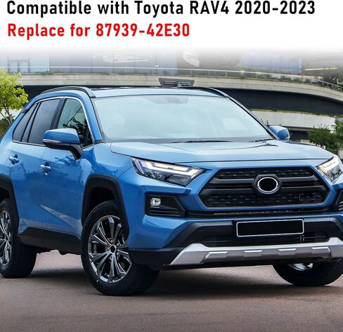 Moonlinks Compatible with 2020 2021 2022 2023 Toyota RAV4 Right Passenger Side Mirror Triangle Base Cover, Black Right Side Exterior Rearview Mirror Triangle Cover Base Cap Replaces for 87939-42E30 in Kuwait