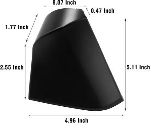 Moonlinks Compatible with 2020 2021 2022 2023 Toyota RAV4 Right Passenger Side Mirror Triangle Base Cover, Black Right Side Exterior Rearview Mirror Triangle Cover Base Cap Replaces for 87939-42E30 in Kuwait