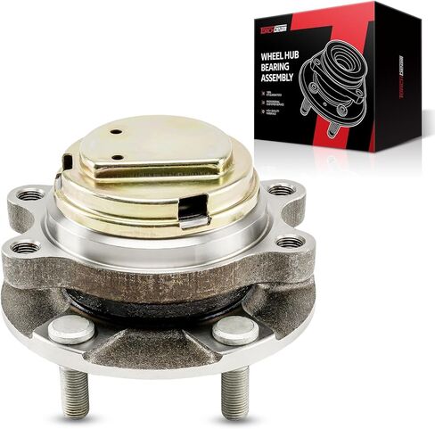 Torchbeam 513334 مجموعة محمل محور العجلة الأمامية لـ 2008-2013 Infiniti G37، 2014-2023 Infiniti Q50، 2009-2020 Nissan 370Z، Infiniti G35 FX35 M35 Q60 محمل العجلة 5 عروات مع ABS in Kuwait