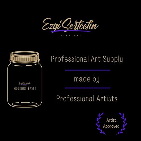 Premium Modeling Paste | Molding Paste | 8 oz | Lightweight Product | Ideal for Artwork and DIY | Perfect Density | by Ezgi Sertcetin in Kuwait