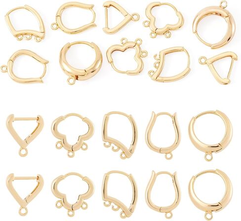 Elecrelive 6 Pairs 316 Surgical Stainless Steel Huggie Hoop Earrings 12mm Hypoallergenic Ear Finding Small Silver Hoop Earrings for Women Dangle Jewelry DIY Making in Kuwait