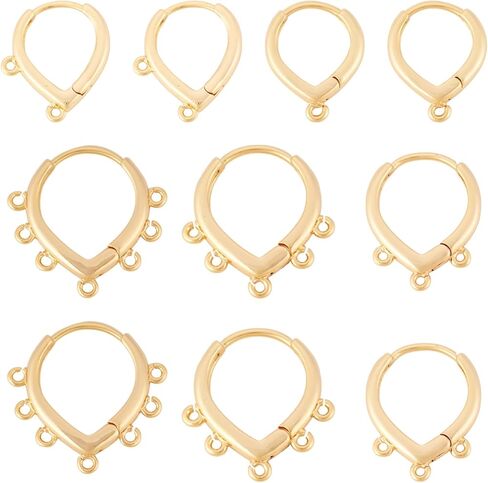 Elecrelive 6 Pairs 316 Surgical Stainless Steel Huggie Hoop Earrings 12mm Hypoallergenic Ear Finding Small Silver Hoop Earrings for Women Dangle Jewelry DIY Making in Kuwait
