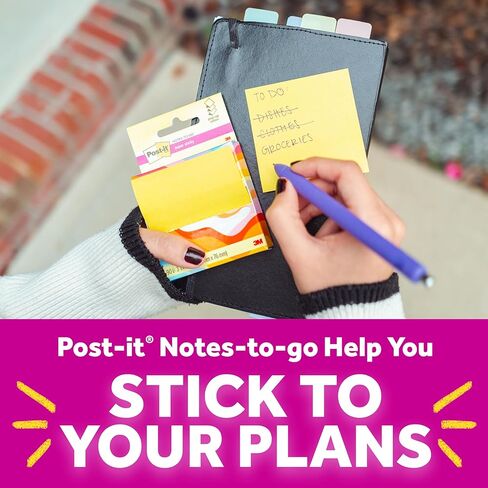 Post-it Super Sticky Pop-up Notes, 2 Pack, 3 in x 3 in (76 mm x 76 mm), Pink Salt, 2 Dispensers with 90 Sheets/Pad (180 Sheets Total), Portable Sticky Notes for Walls, Doors, Planners in Kuwait