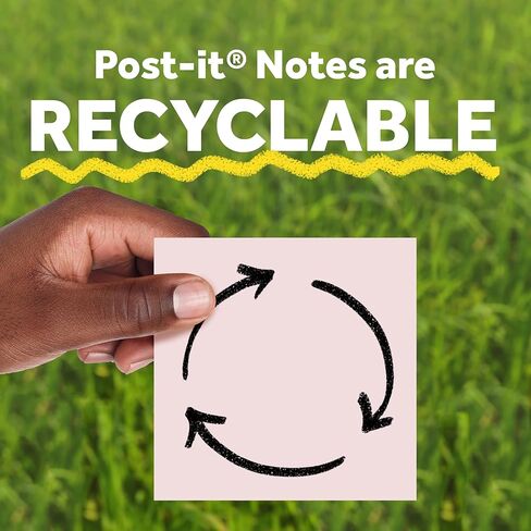 Post-it Super Sticky Pop-up Notes, 2 Pack, 3 in x 3 in (76 mm x 76 mm), Pink Salt, 2 Dispensers with 90 Sheets/Pad (180 Sheets Total), Portable Sticky Notes for Walls, Doors, Planners in Kuwait