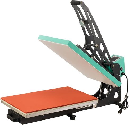 Heat Press Machine for T-Shirts: 2025 Upgraded 16x24 Auto Open Heat Press Slide-Out,Heated Surface with Teflon Non-Stick Coating,110V, 2000W, for DTF on Tshirts, Bags, Cushion(Not for Sublimation) in Saudi Arabia