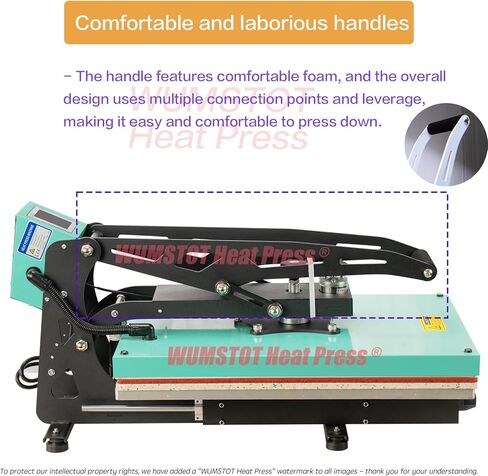 Heat Press Machine for T-Shirts: 2025 Upgraded 16x24 Auto Open Heat Press Slide-Out,Heated Surface with Teflon Non-Stick Coating,110V, 2000W, for DTF on Tshirts, Bags, Cushion(Not for Sublimation) in Saudi Arabia