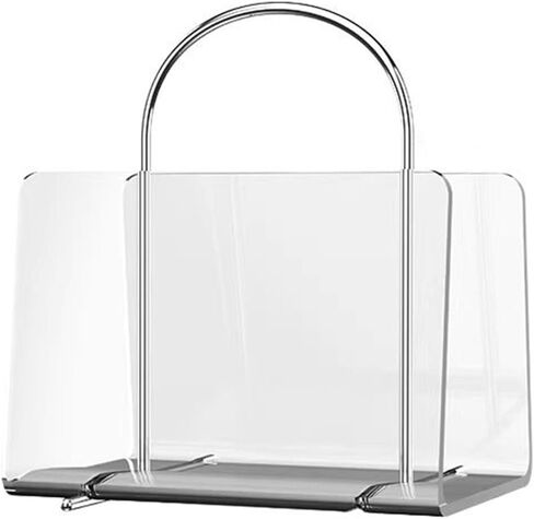 Bookshelf Medieval Style Portable Home Bookshelf Transparent Acrylic Magazine Rack for Living Room Home Office in Saudi Arabia