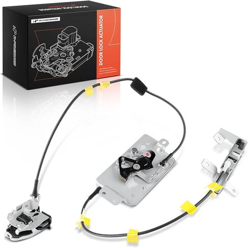 A-Premium Rear Left Driver Door Lock Latch & Cable Compatible with Ford F-150 2004-2008, Extended Cab Pickup - Upper and Lower Door Latch Assembly with Cable, Replace# 6L3Z18264A01B, 6L3Z-18264A01-B in Saudi Arabia