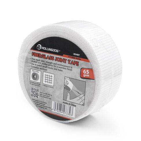 ROLLINGDOG Paper Drywall Joint Tape, 2'' x246 ft Drywall Tape for Seam Patch Wall Sheetrock Ceiling Crack, White in Saudi Arabia