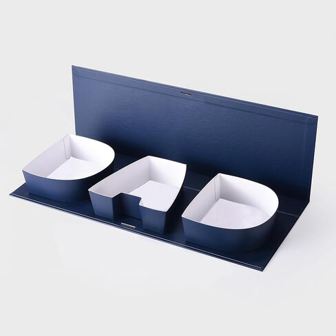 Geoto 17.3x6x2in Fillable DAD Shaped Letter Box 1 Pack, Empty Gift Wrapping Box for Father's Day Packing (Navy Blue) in Saudi Arabia